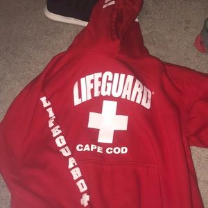 Vintage lifeguard hoodie